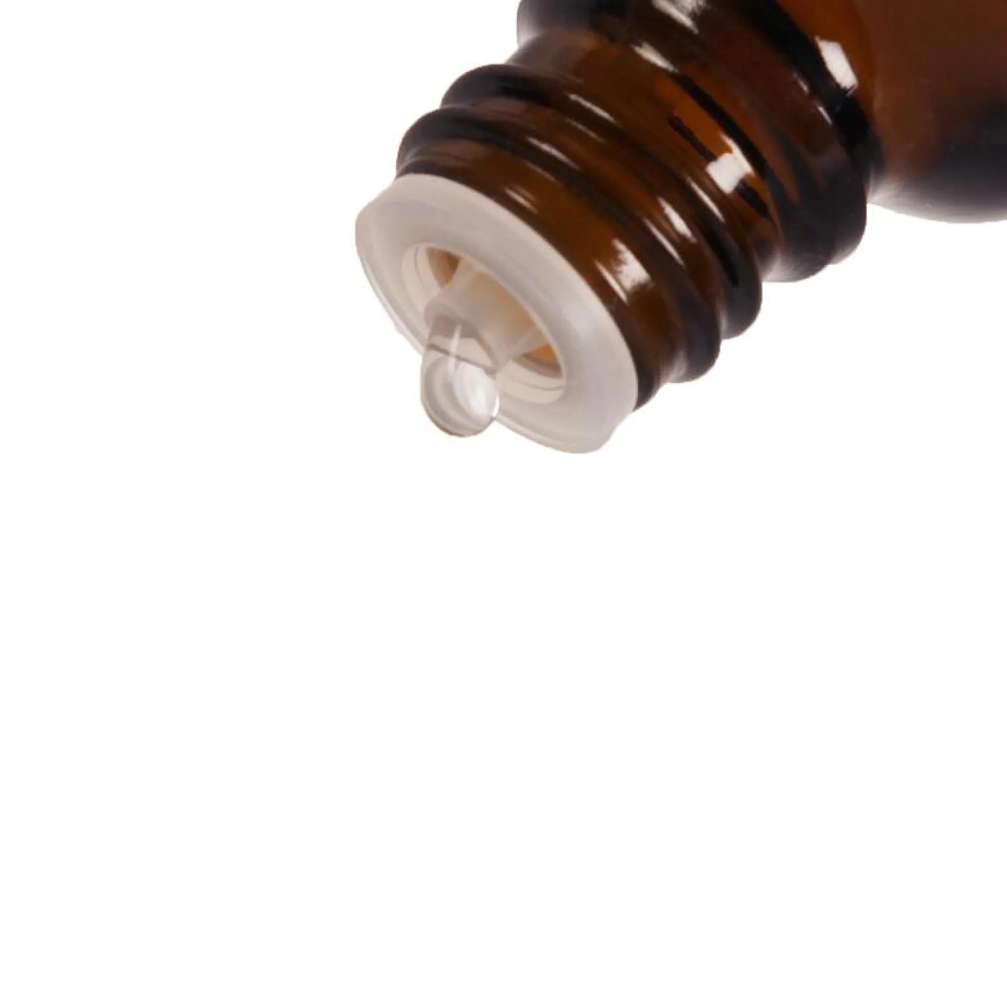 70x 100ml Amber Glass Bottles Orifice Reducer Dispensing Cap Essential Oil Bulk