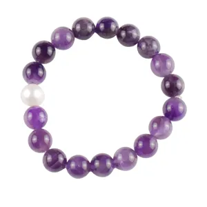 Amethyst Bird Bracelet