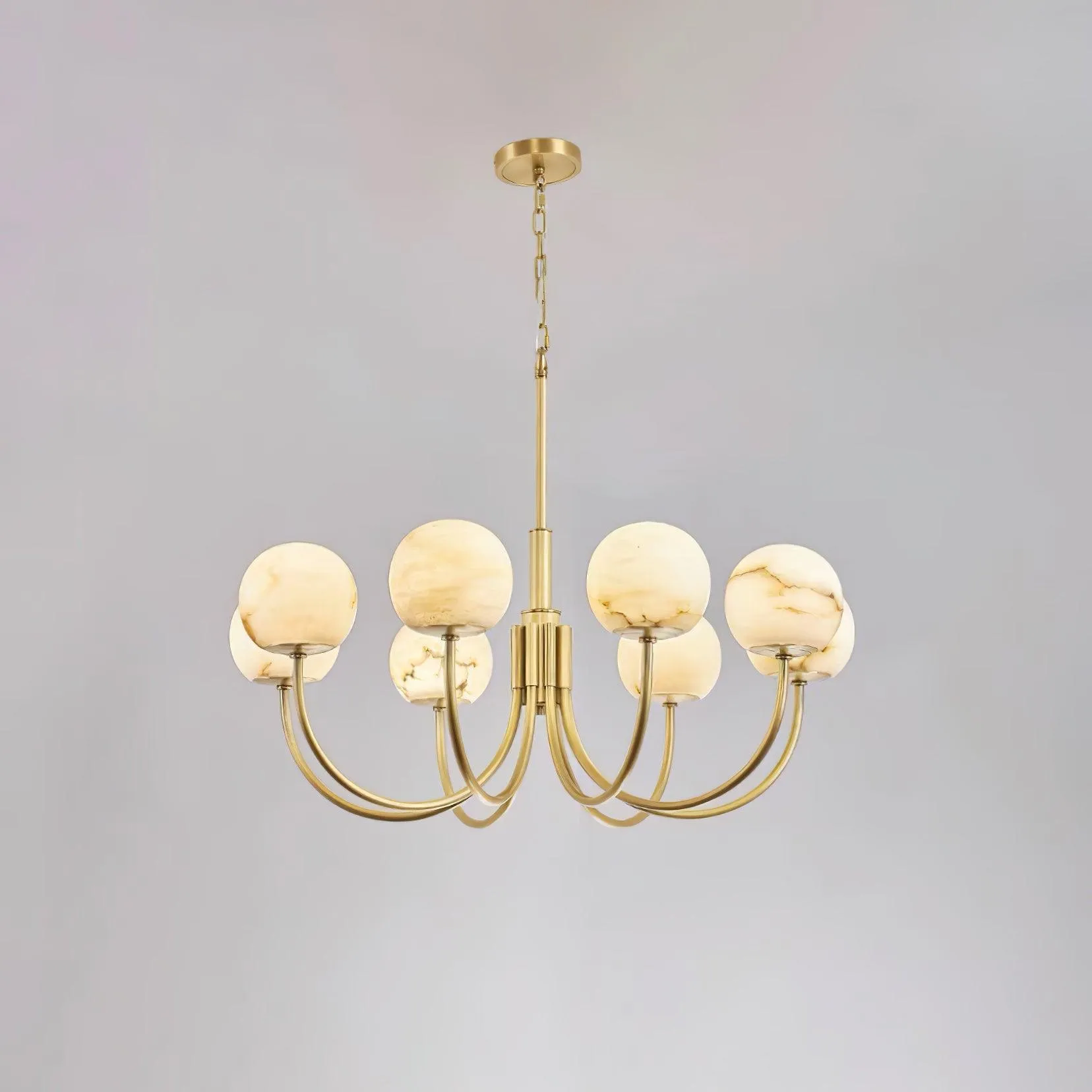 Aurelian Alabaster Globe Chandelier