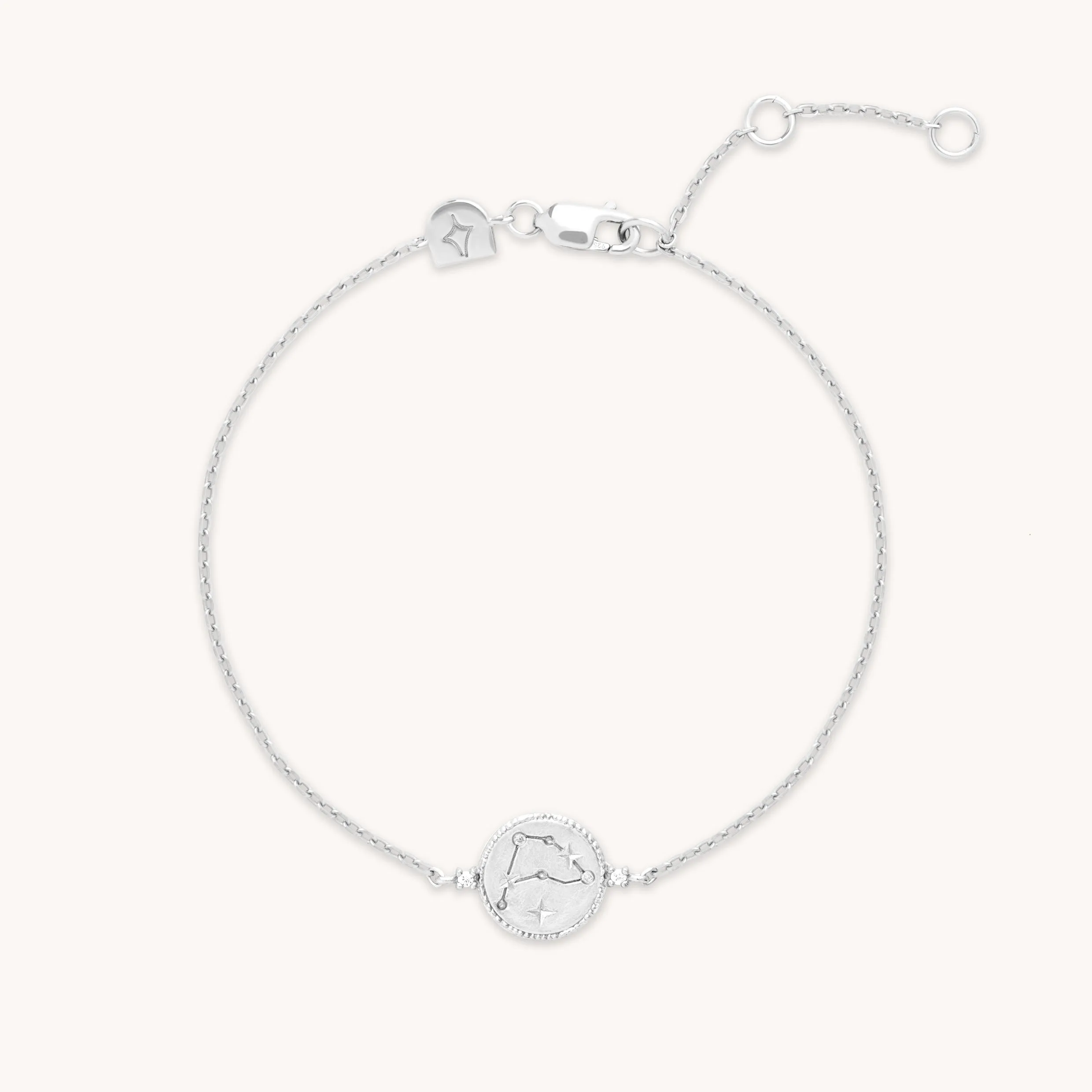 Capricorn Zodiac Bracelet in Silver