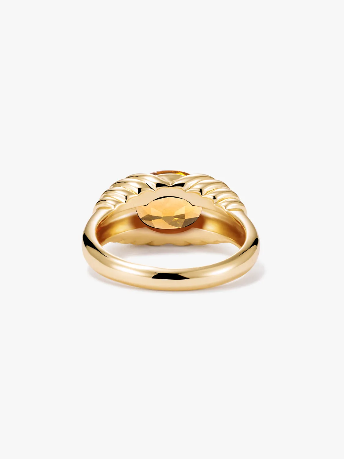 Citrine Statement Ring