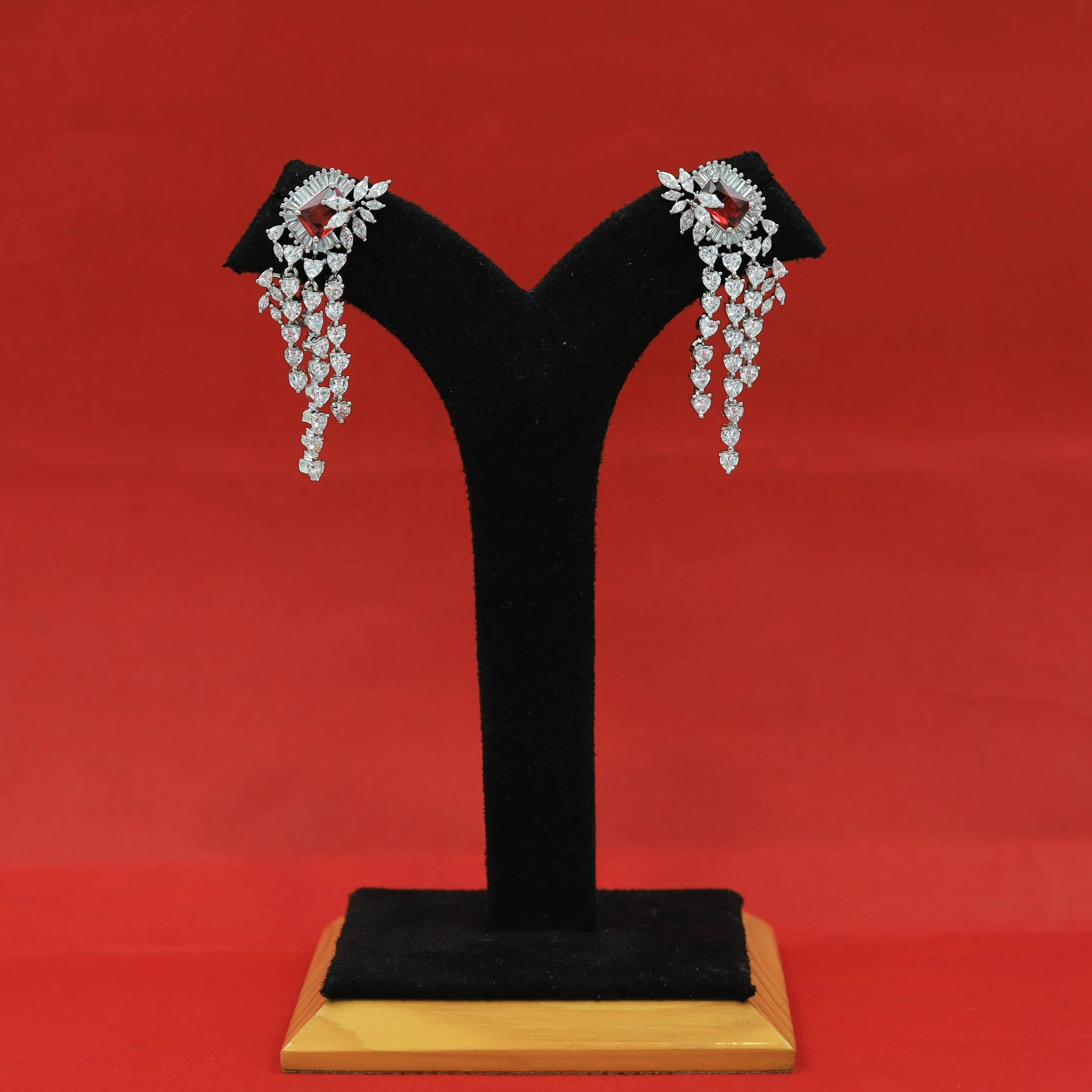 Danglers Zircon/AD Earring 16284-69