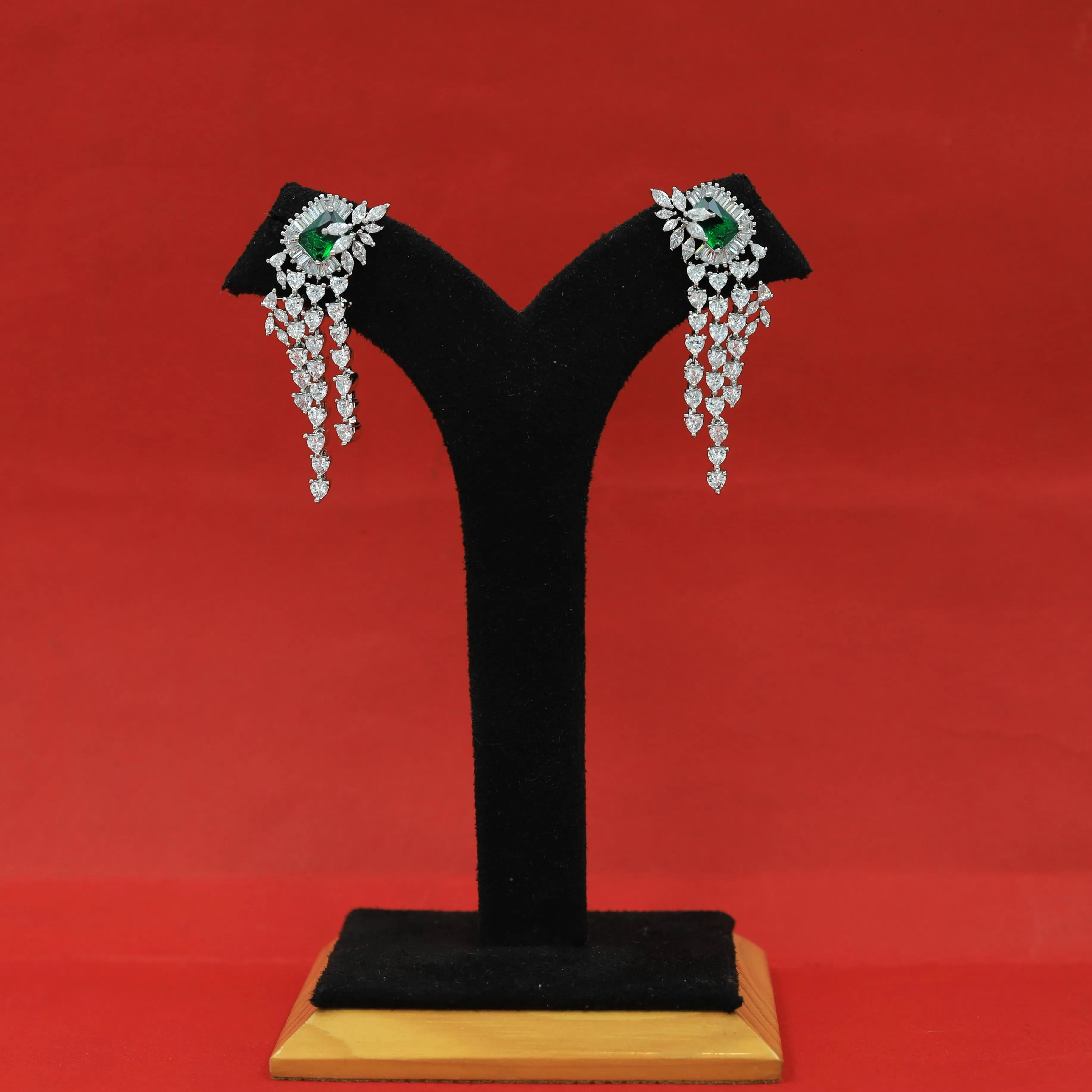 Danglers Zircon/AD Earring 16284-69