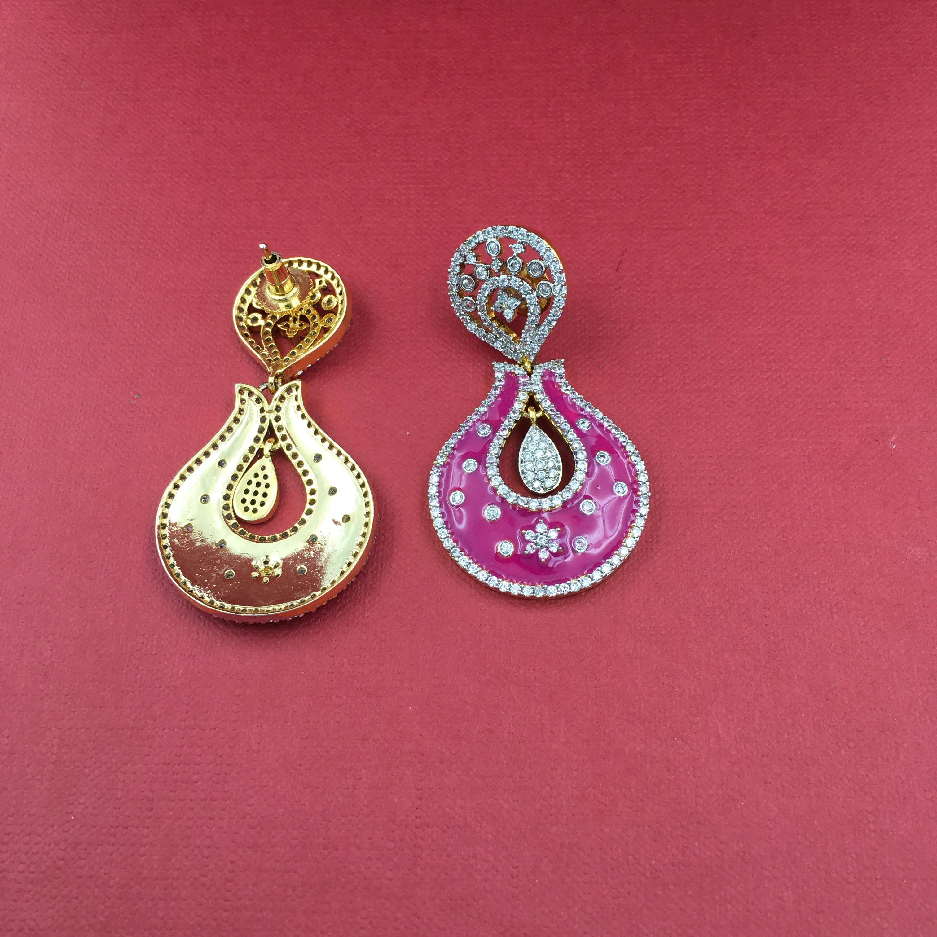 Danglers Zircon/AD Earring 8871-100