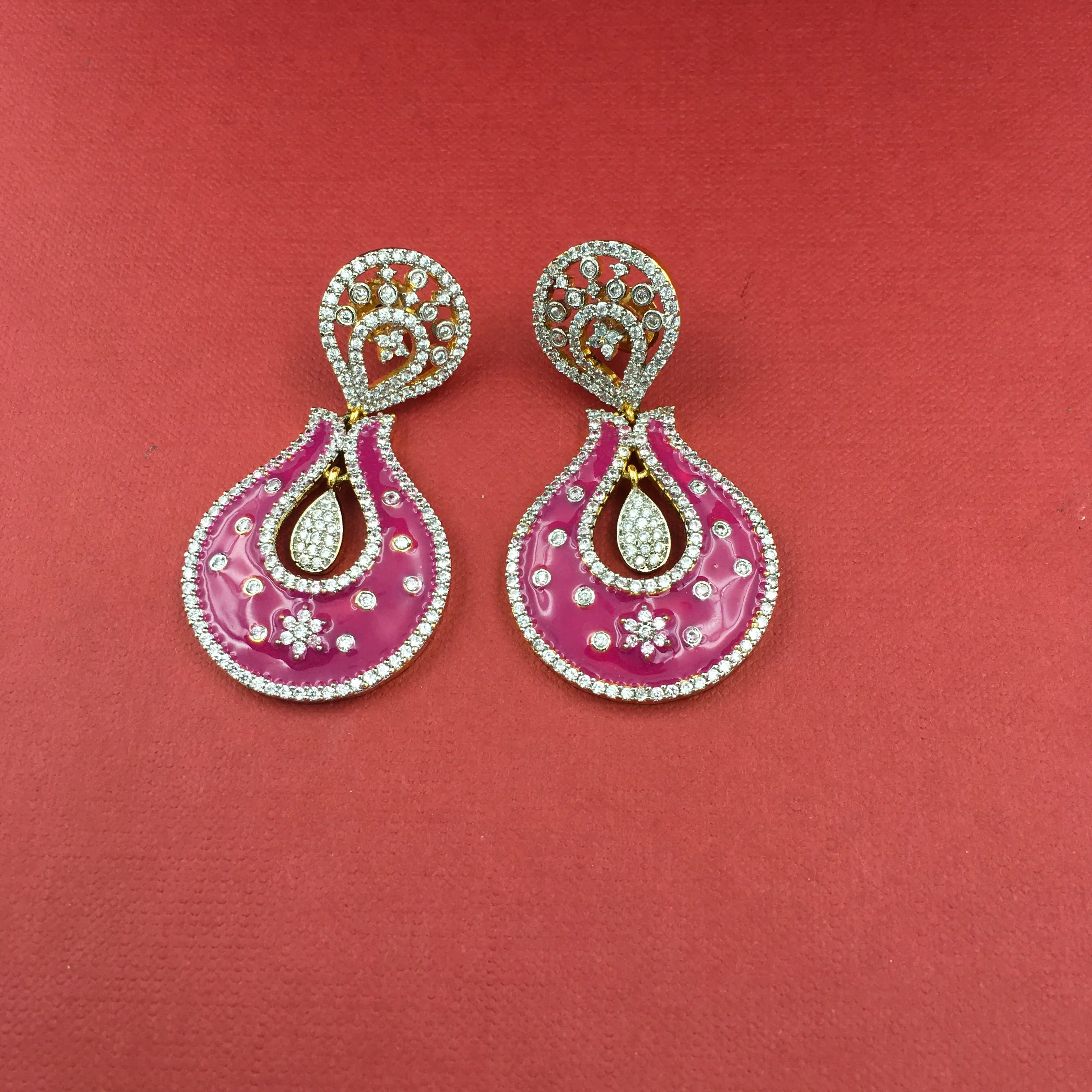 Danglers Zircon/AD Earring 8871-100