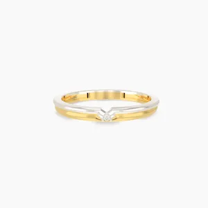Davis Gold Diamond Ring for Him