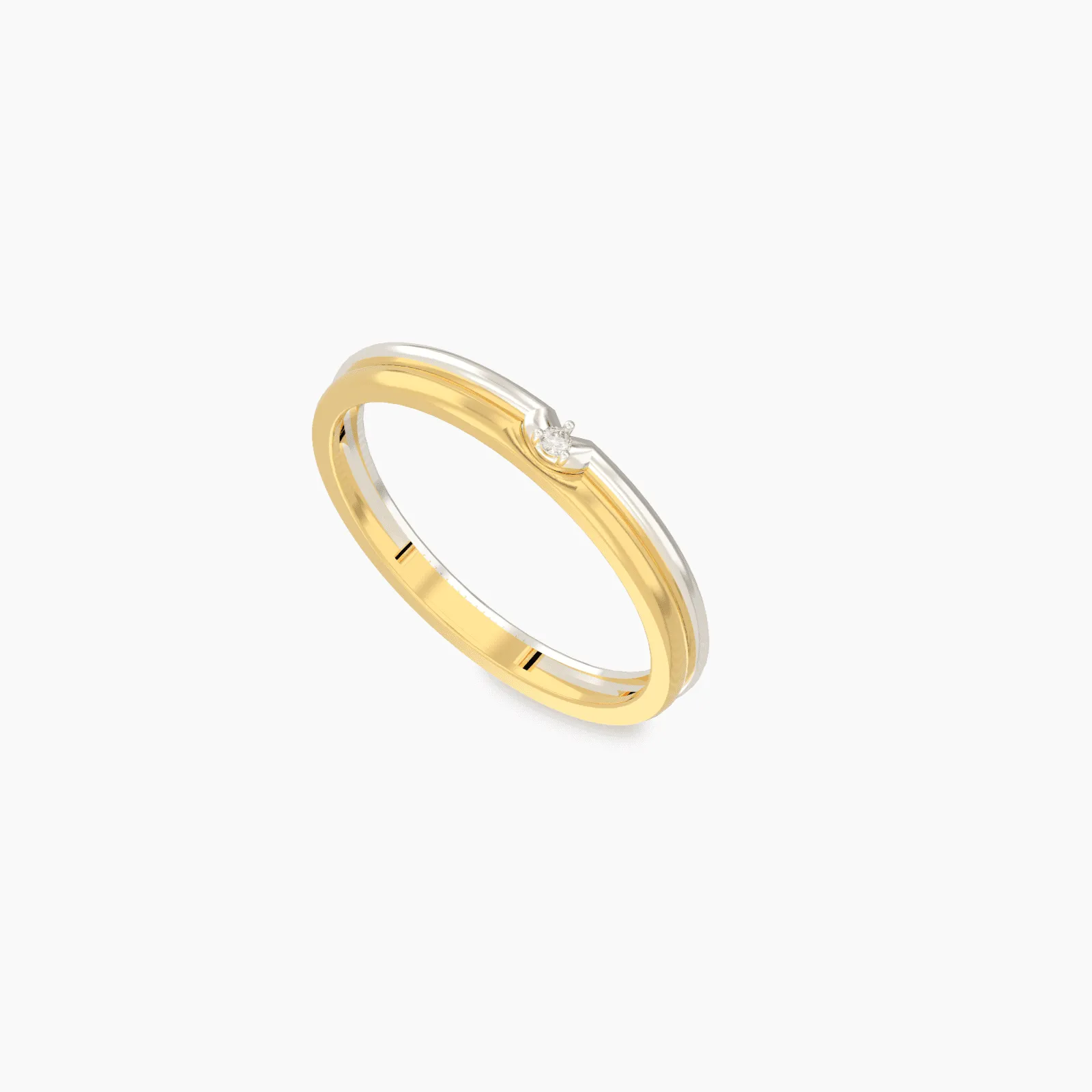 Davis Gold Diamond Ring for Him