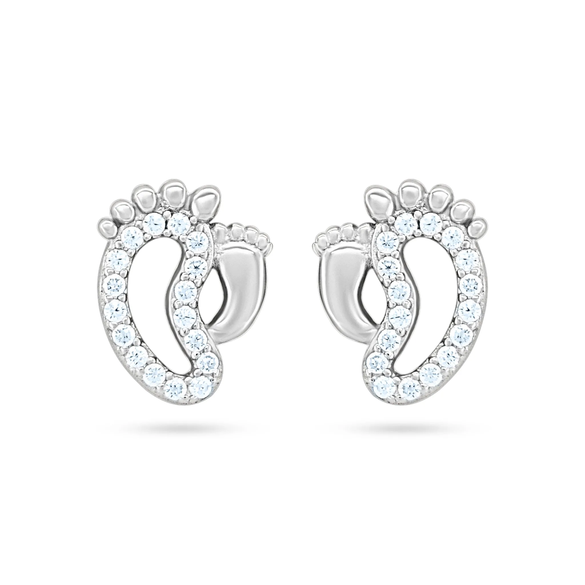 Dazzling Footprint Studs