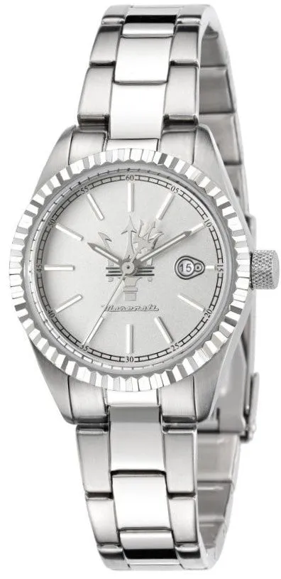 Maserati Competizione Stainless Steel Silver Dial Quartz