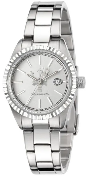 Maserati Competizione Stainless Steel Silver Dial Quartz