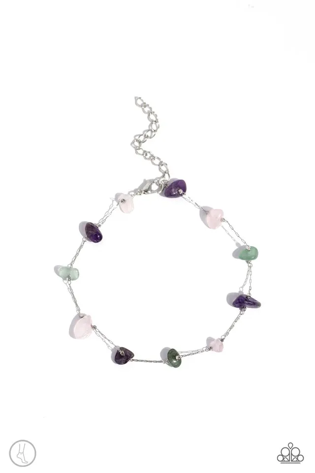 Paparazzi Bracelet ~ Gemstone Grace - Green