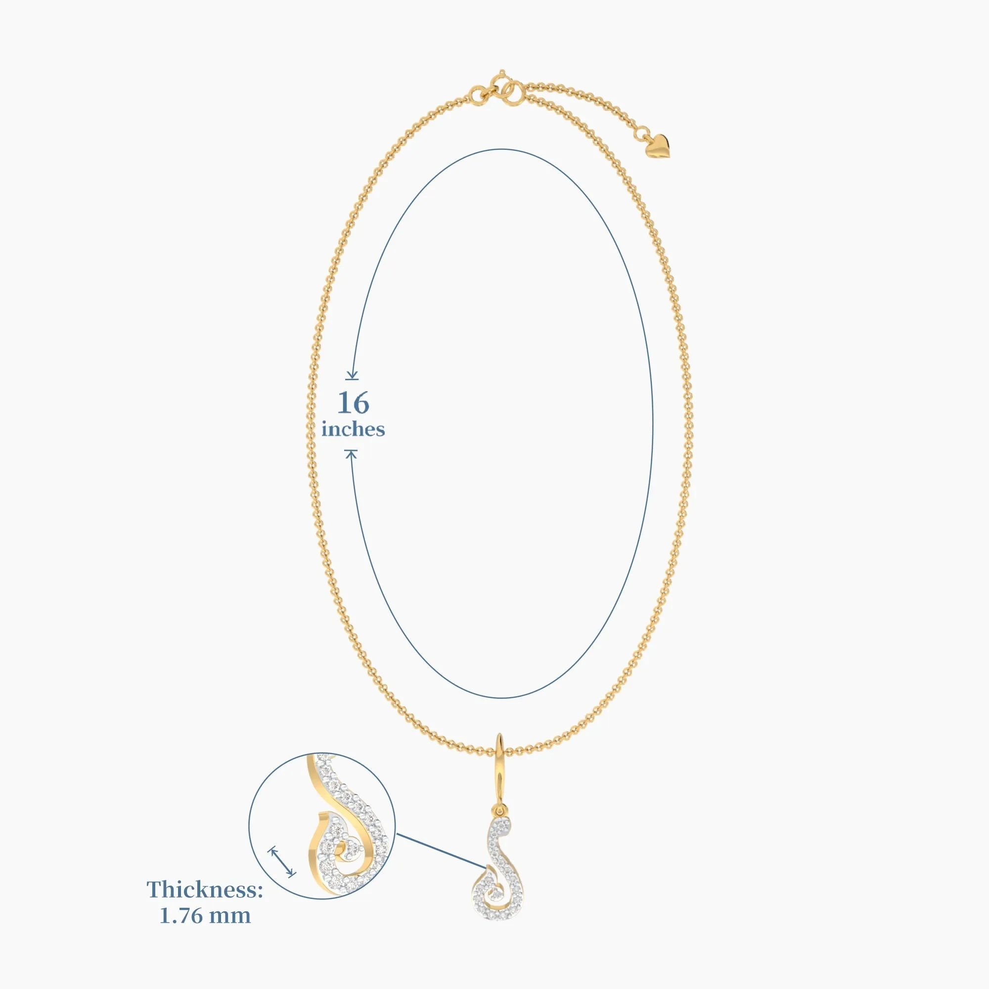 Peranakan Elegance Diamond Necklace