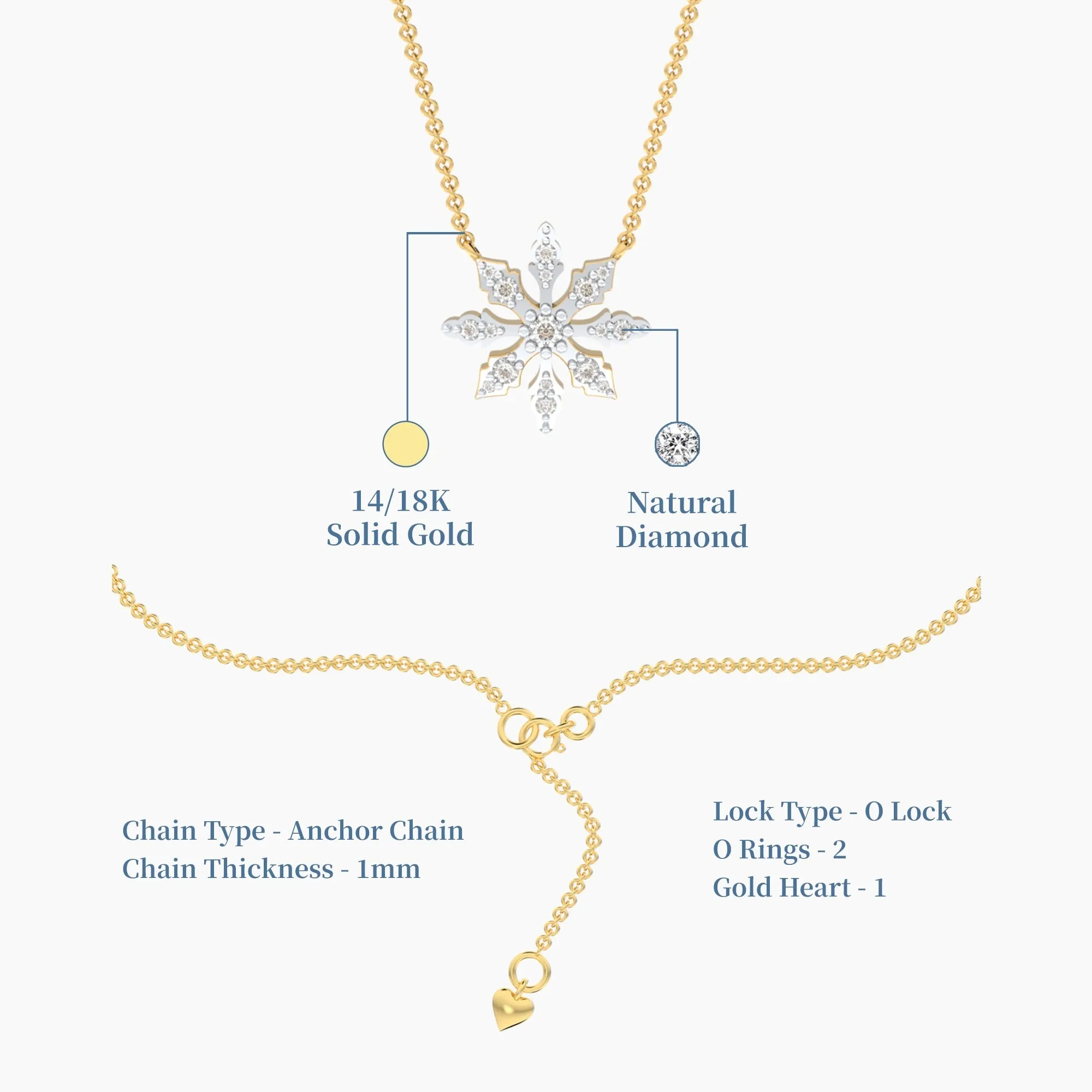 Peranakan Petals Diamond Necklace