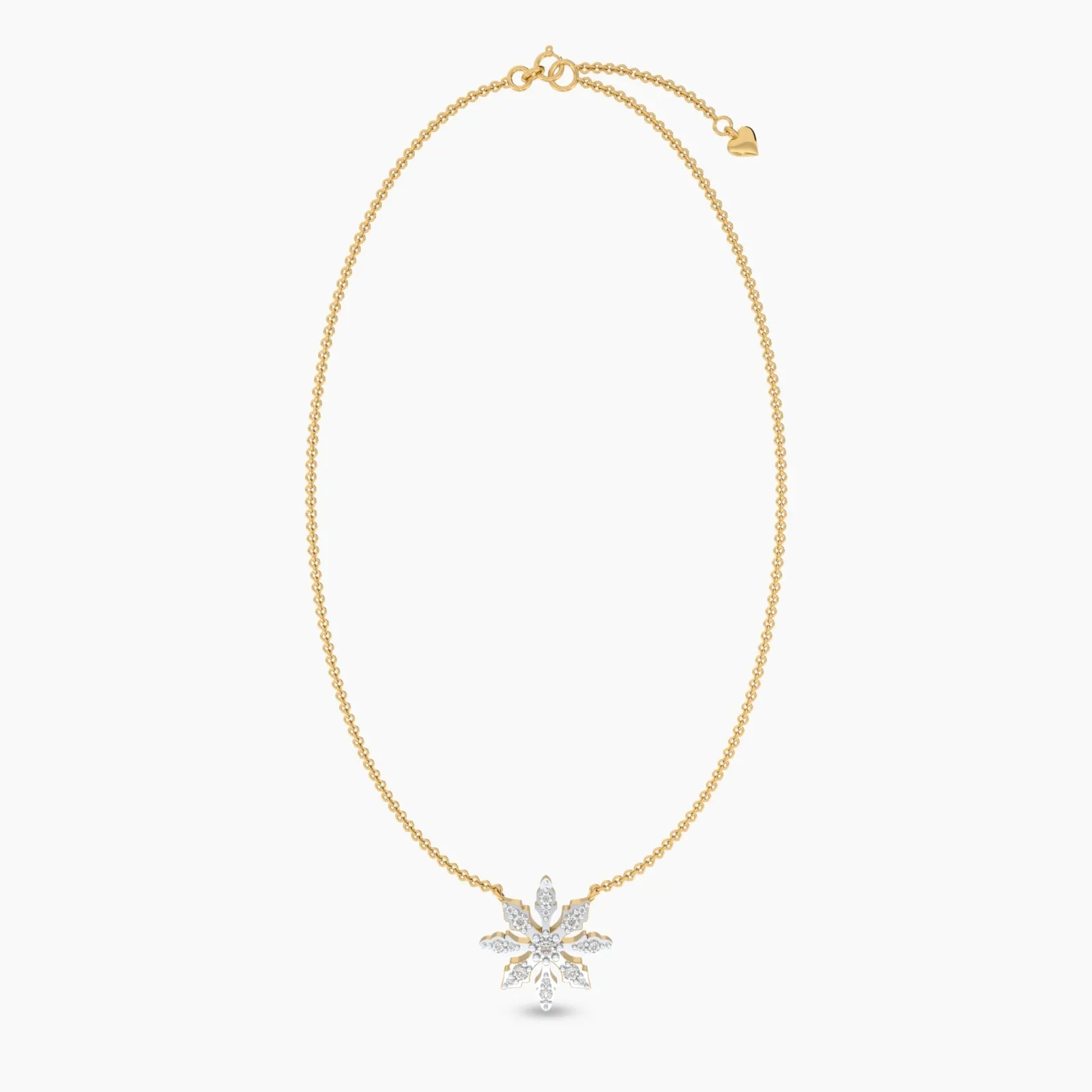 Peranakan Petals Diamond Necklace