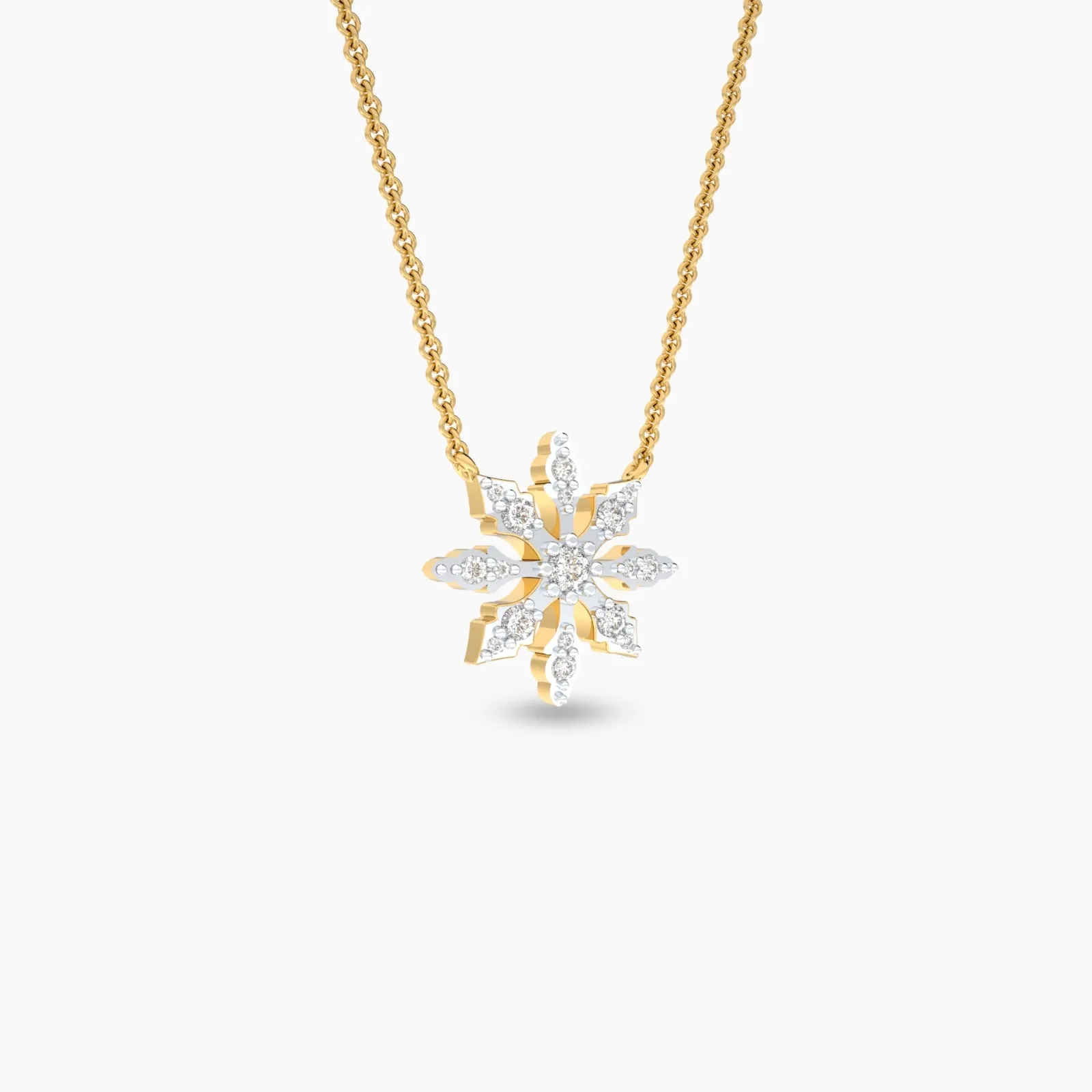 Peranakan Petals Diamond Necklace