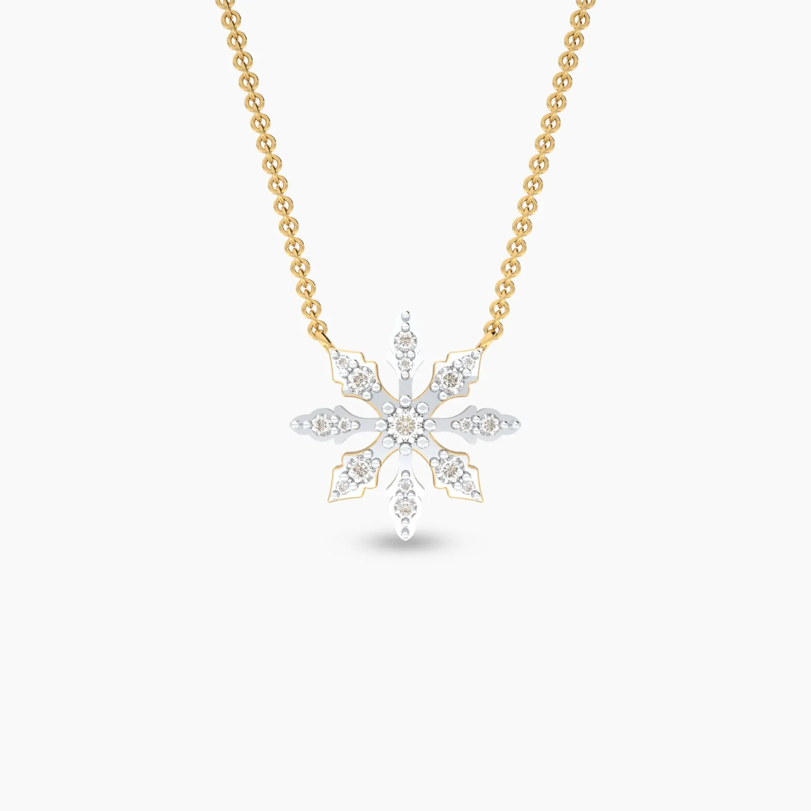 Peranakan Petals Diamond Necklace