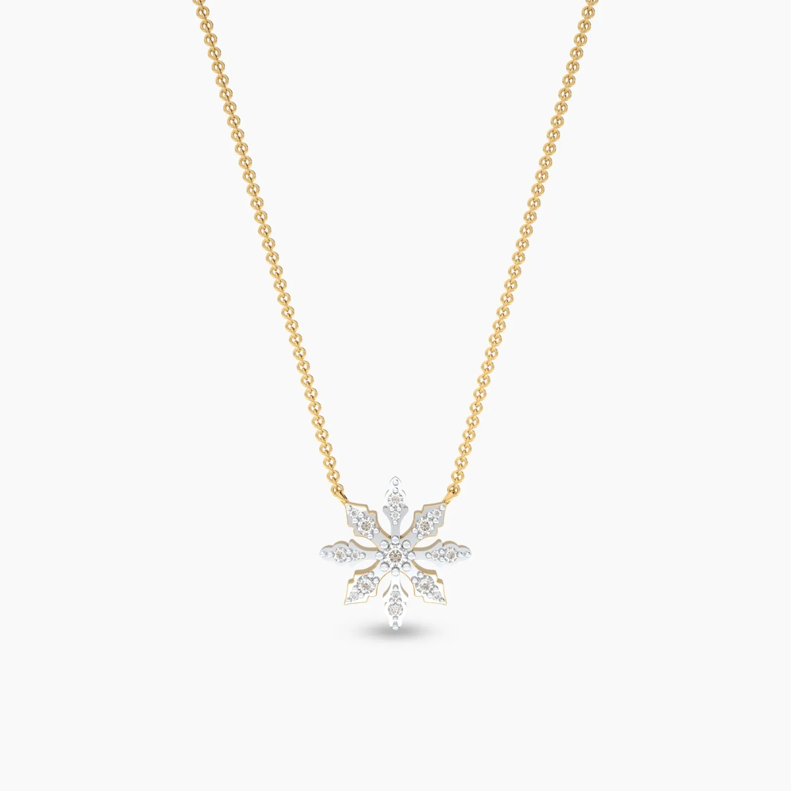 Peranakan Petals Diamond Necklace