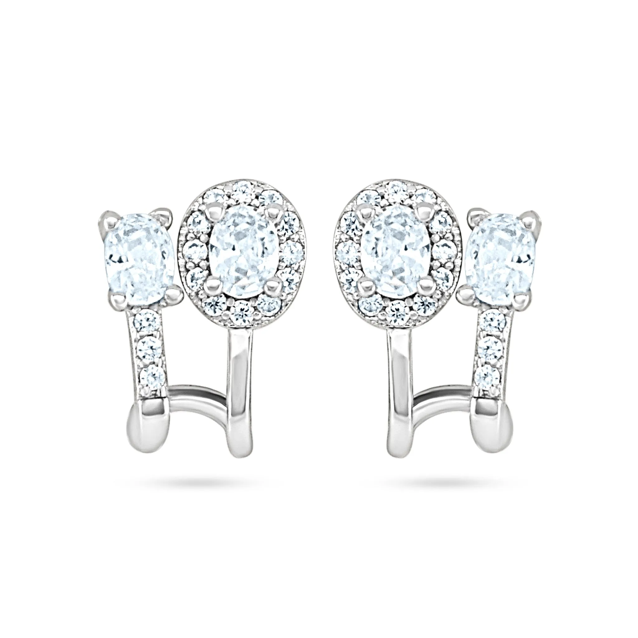 Radiant Halo Earrings