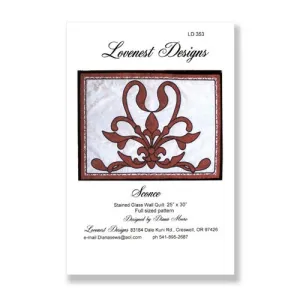 Sconce Stained Glass Quilt by Lovenest Designs