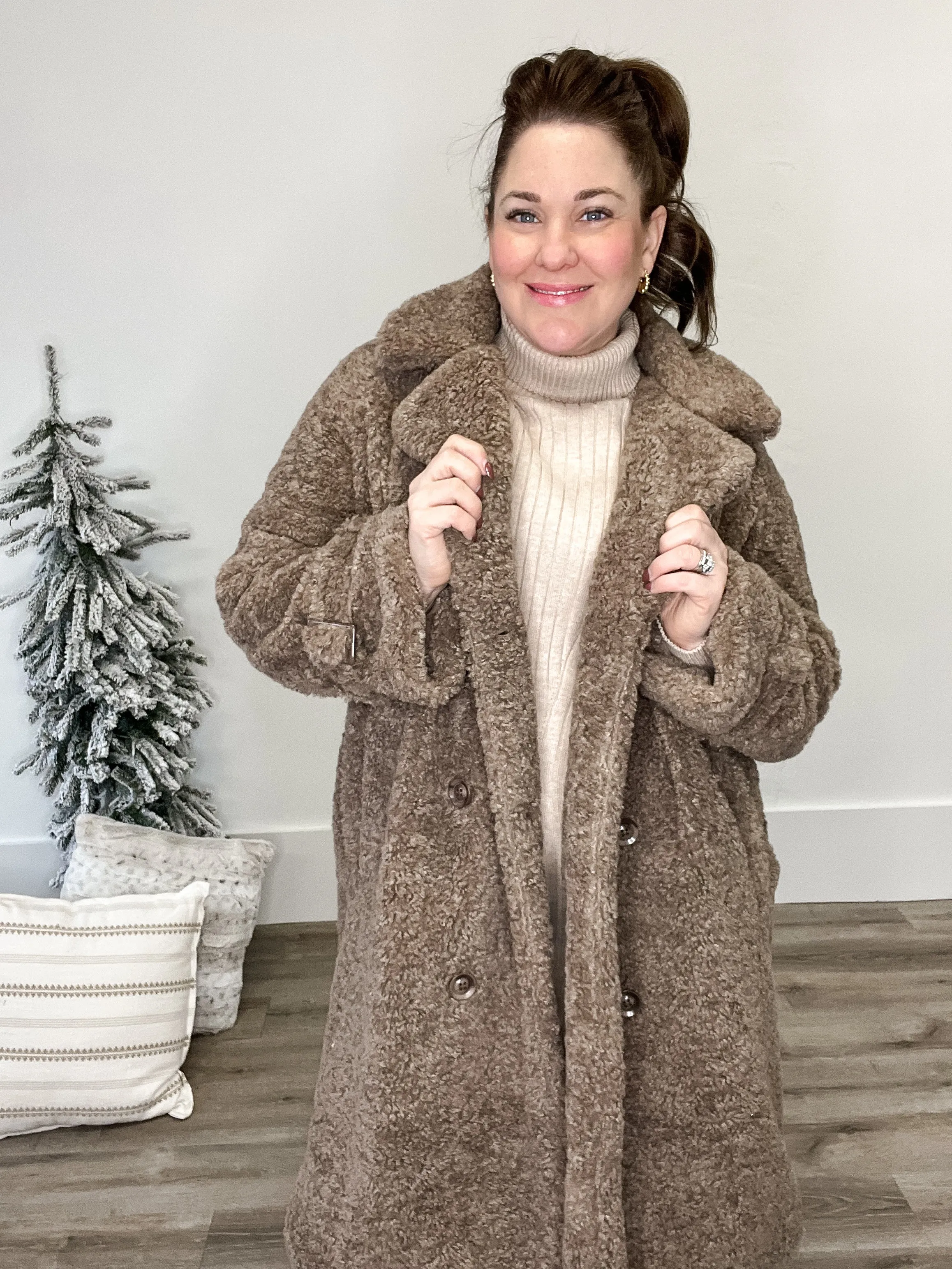 Shearling Long Coat