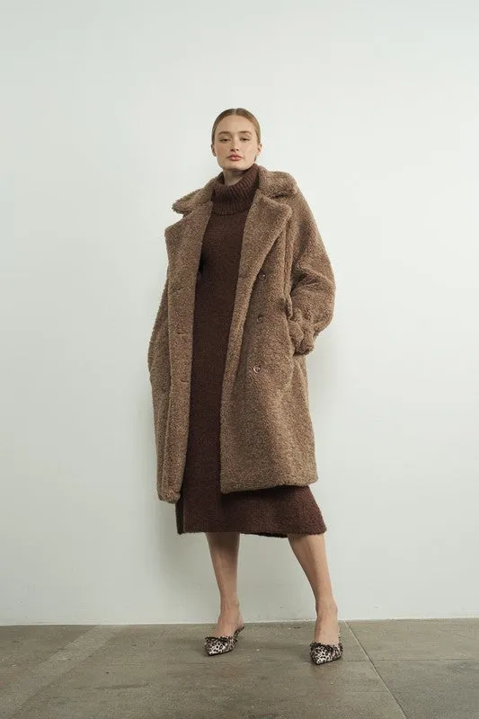 Shearling Long Coat