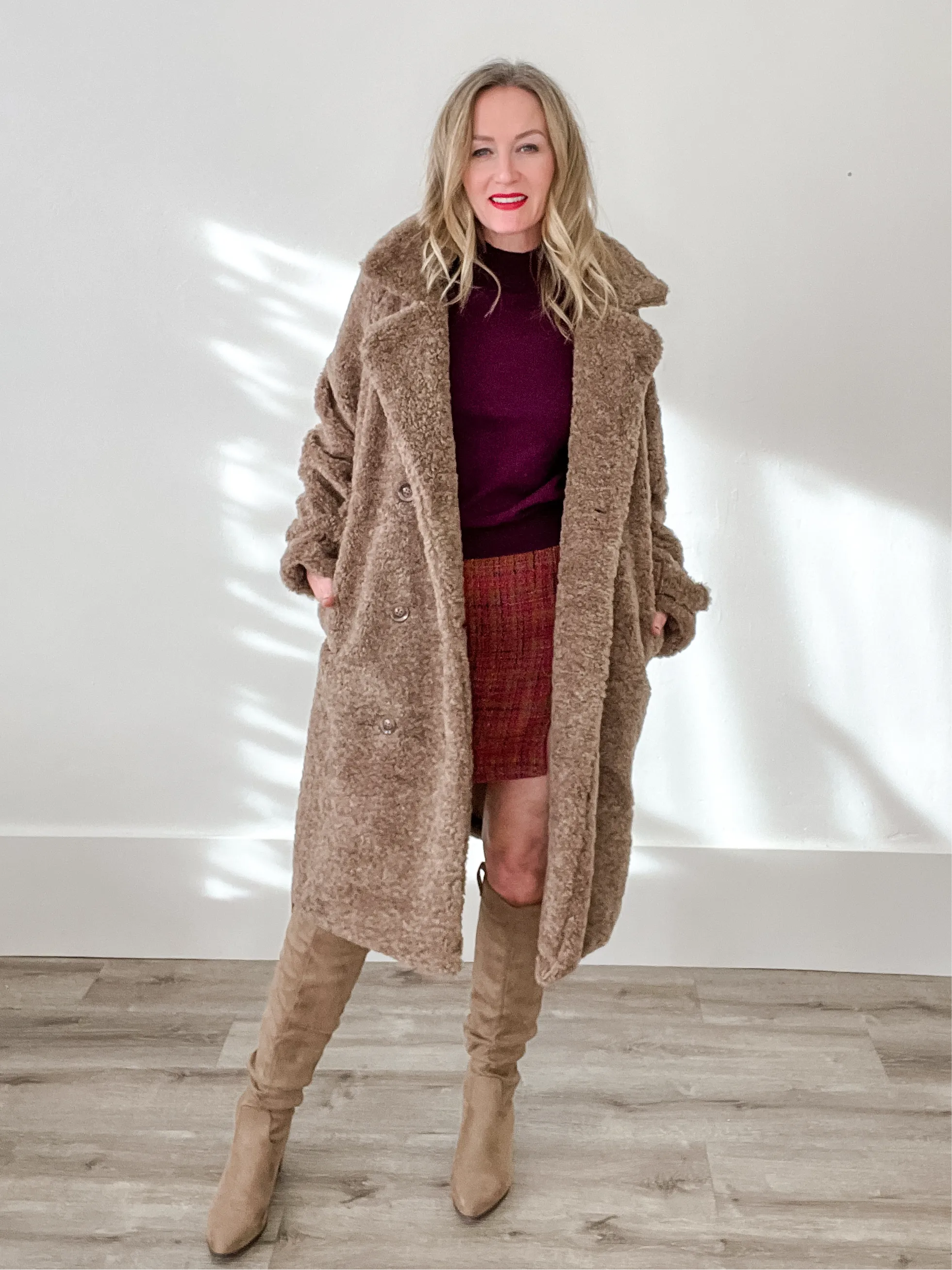 Shearling Long Coat