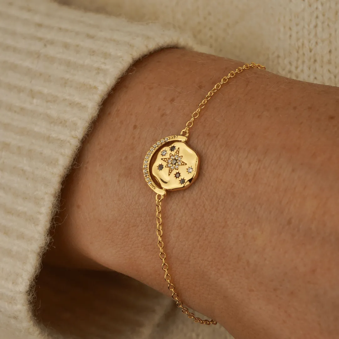 Silver My Sun, Moon & Stars Bracelet