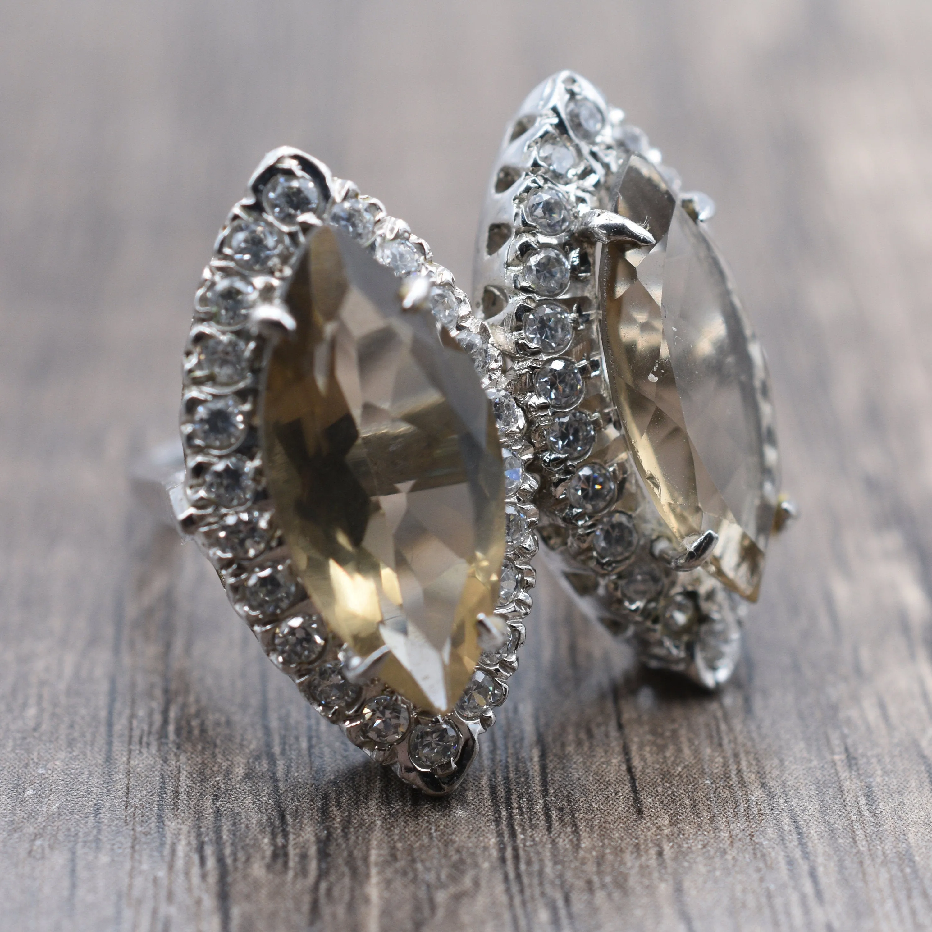 Splendor Smoky Quartz 925 Silver Sterling Ring