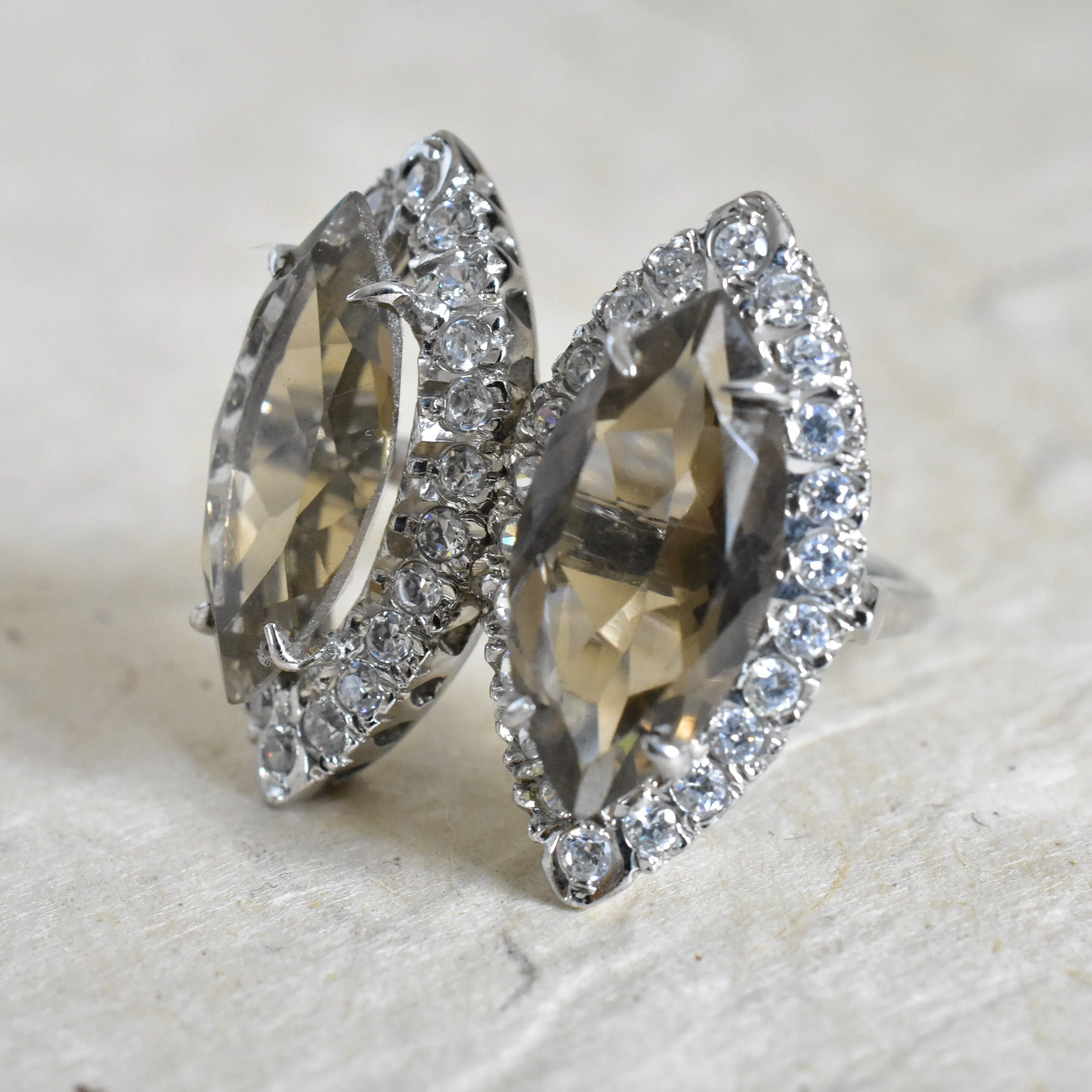 Splendor Smoky Quartz 925 Silver Sterling Ring