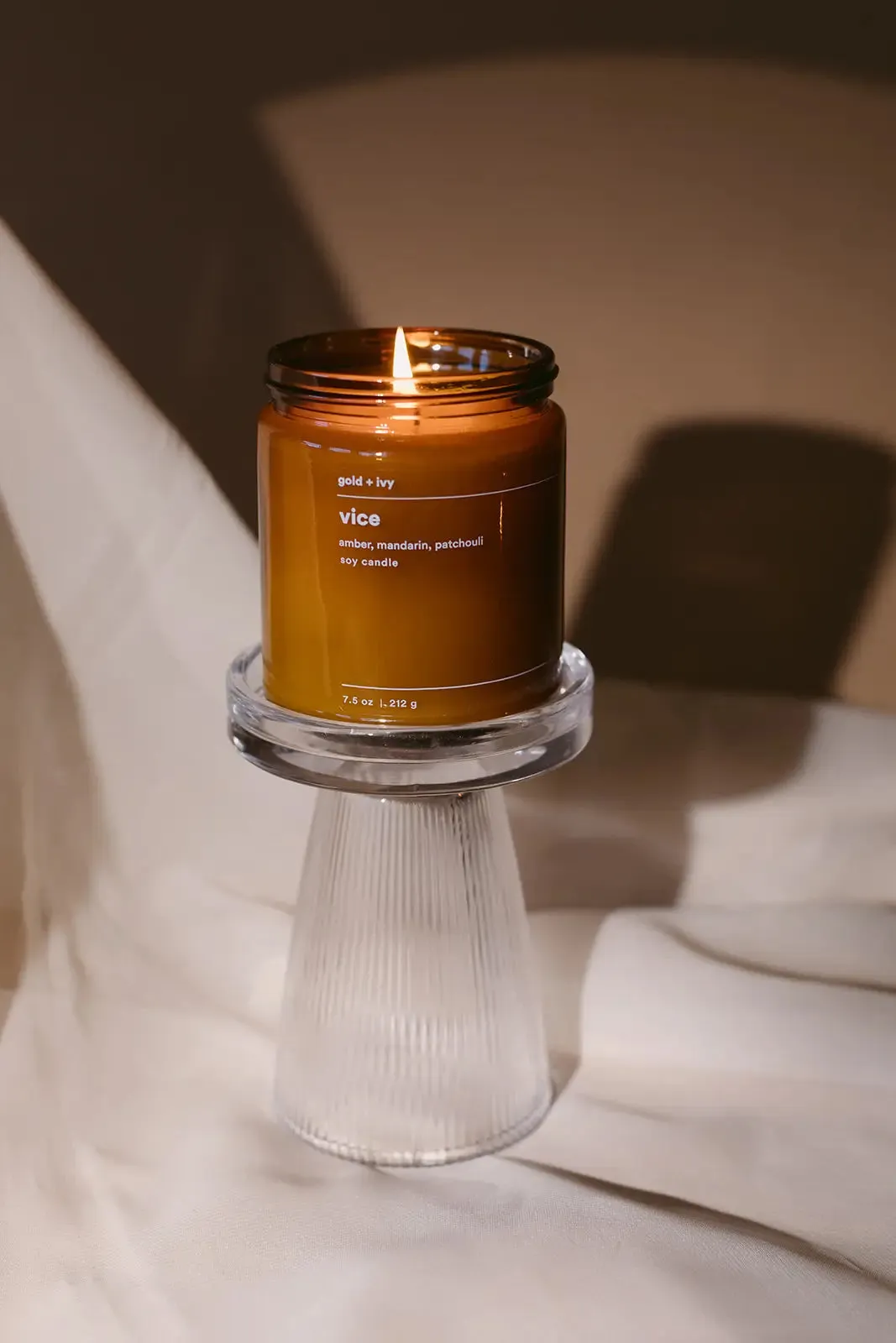 The Gold   Ivy Soy Candle - Vice