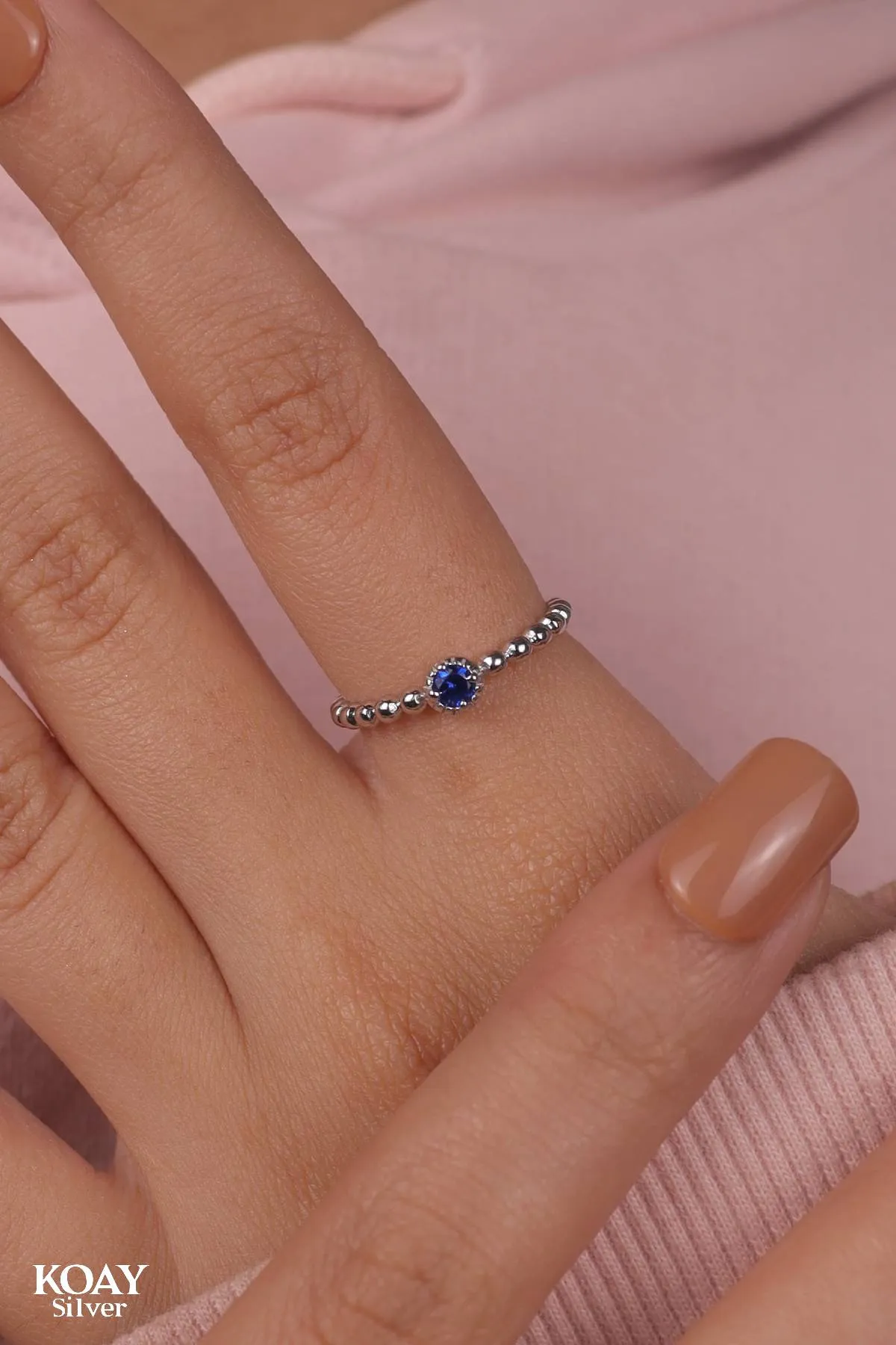 Zircon Ring (036-Blue)